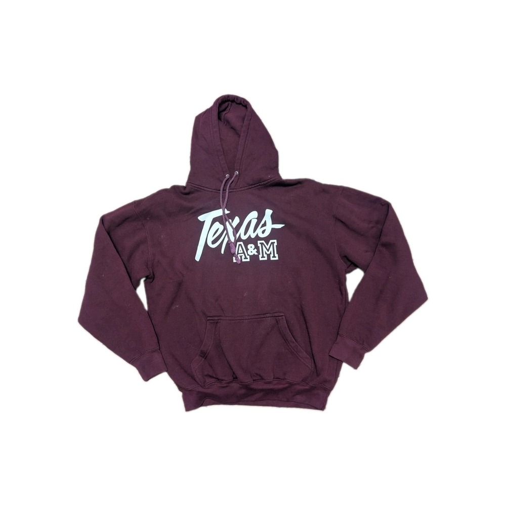 Texas A&M Aggies Maroon Pullover Hoodie Men's Medium DMR Sport Sweatshirt